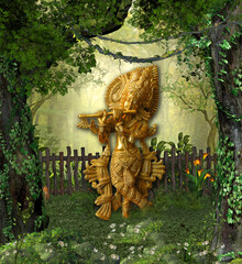 KRISHNA UNDER THE TREE
