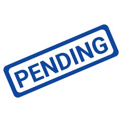 Pending grunge rubber stamp seal with background. Pending sign illustration.