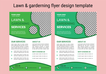 This editable social media flyer template enhances your garden services' online presence. It is perfect for promoting landscaping, lawn care, and outdoor design services across various platforms.