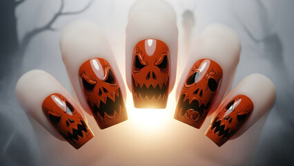 hallowen nails