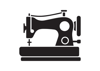 Sewing Machine icon, Sewing Machine solid vector