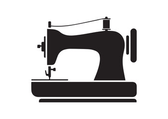 Sewing Machine icon, Sewing Machine solid vector
