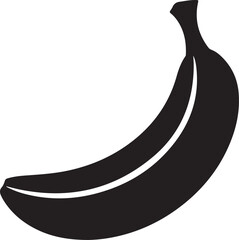 Fresh Banana Silhouette