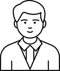 Human Resources Concept Illustration Linear Art Transparent Background