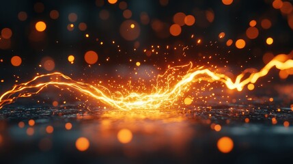 Glowing Particles in High Speed Fusion with Dynamic Energy Stream