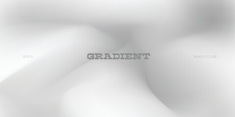 Abstract grey gradient shapes background design