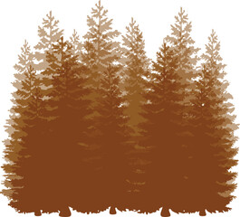 set of christmas trees ,set of trees ,set of vector trees ,tree, christmas, winter, forest, snow, pine, vector, fir, holiday, nature, illustration, green, xmas, celebration, landscape, evergreen, tree