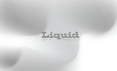 Modern abstract grey liquid background. grey design. blurred liquid blend
