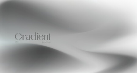 Modern grey abstract gradient shape, blurred gradient, vibrant element design