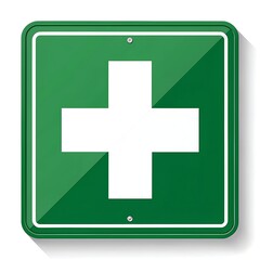 Obraz premium First Aid Cross Symbol