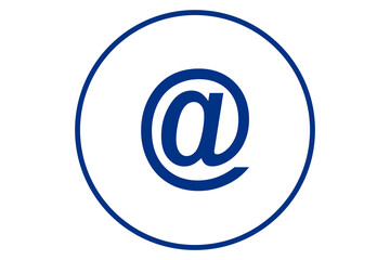 blue at the rate icon