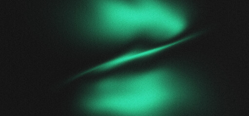 Abstract dark green black glowing grainy gradient texture background, smooth blur modern design for wallpaper poster cover