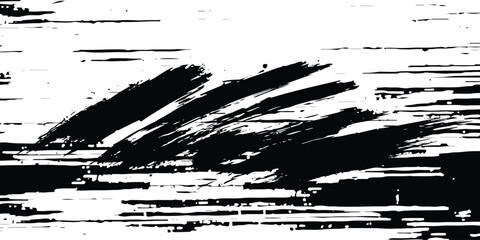 Vector grunge brush strokes texture
