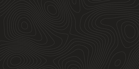Topographic map lines background. Abstract vector illustration World Map Vintage Old-Style. Topographic contour map The black on white
