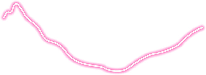 Swirling neon line with smooth, fluid motion forming a dynamic abstract composition.