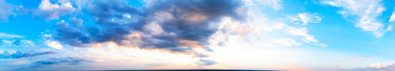 Day time sky replacement. sunset 