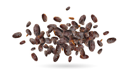 Big Dates Isolated. Date Palm Fruits