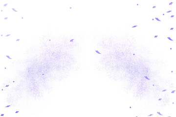 Purple watercolor splash background isolated on transparent background