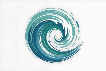 Dynamic swirling water forms a circular pattern, evoking movement and the power of nature.