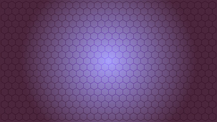 Modern vibrant purple gradient background with a geometric hexagon pattern, perfect for technology, science, or futuristic presentations, creating a stylish and contemporary aesthetic