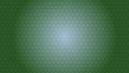 Elegant green honeycomb pattern creates a visually appealing backdrop for science, technology, or nature projects, perfect for adding depth and a touch of modern sophistication