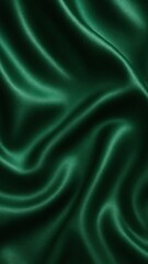 Fototapeta premium Luxurious emerald green silk texture mobile wallpaper