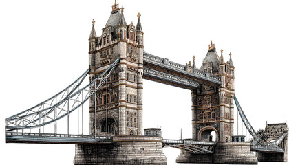 a recursive tower bridge in london