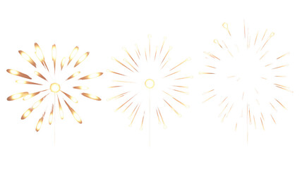 Obraz premium Dynamic fireworks bursting with vibrant light against a dark night sky, perfect for celebrations, holidays, and special events, offering a stunning visual display