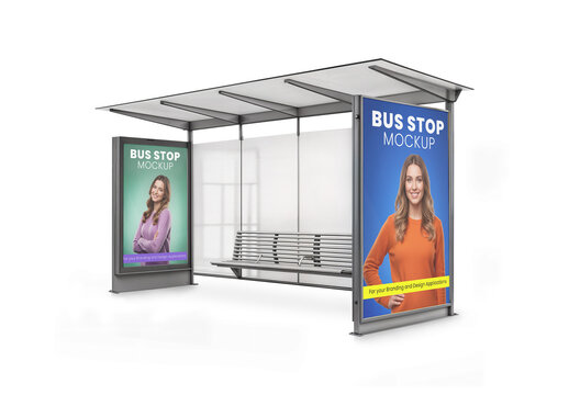Bus Stop Mockup 63