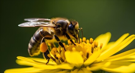 Close-Up of Bee on Flower