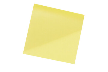 Need a Reminder? Get Creative with this Single Yellow Sticky Note for Your Next Project, Perfect for Mockups, Reminders, and Visuals