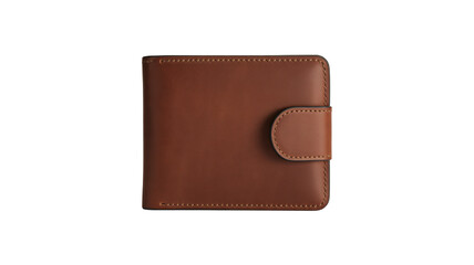 Luxury brown leather wallet, a symbol of style and financial security for the modern individual, perfect for branding and showcasing elegance