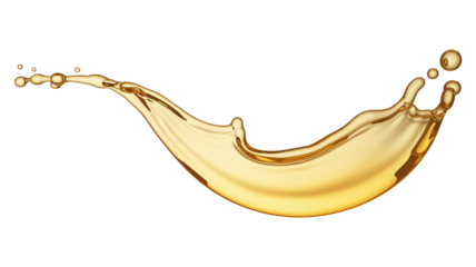 Golden liquid splash for luxurious beauty products, cooking oil, or honey promotions, ideal for vibrant packaging and captivating advertising campaigns