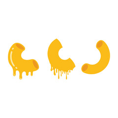 Three Macaroni Variations with Cheese ,  Macaroni and Cheese Variations in Stylized Design 