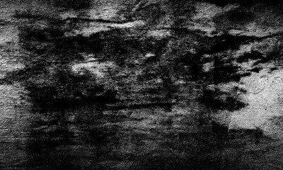 Rough Textured Black and White Surface isolated on a transparent background