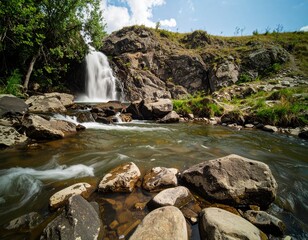 waterfall in the forest