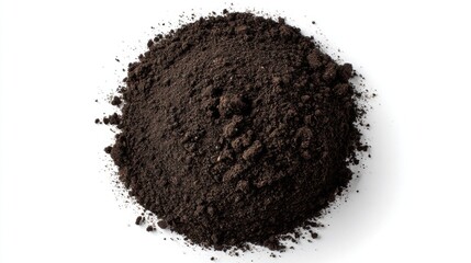 A Pile of Dark Soil, Earthy and Rich