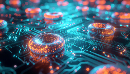 Bio-Digital Microcircuit Abstract