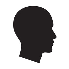 man head silhouette vector 