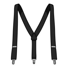 手書き_Y字型のサスペンダー_01