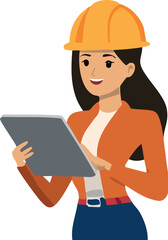 architect, engineer, helmet, construction, business
