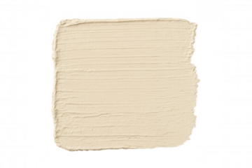 Beige paint swatch background creating a cosmetic texture or stroke for beauty products and abstract art; transparent background