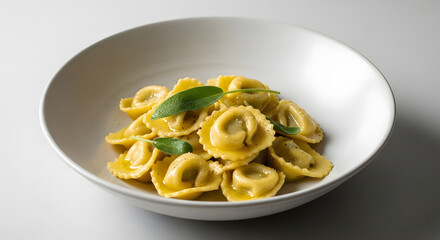 Agnolotti del Plin Piedmontese Stuffed Pasta with Meat and Butter Sauce