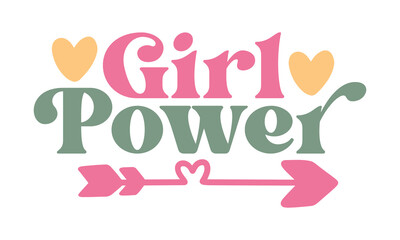 Girl Power EPS Bundle And Single Design