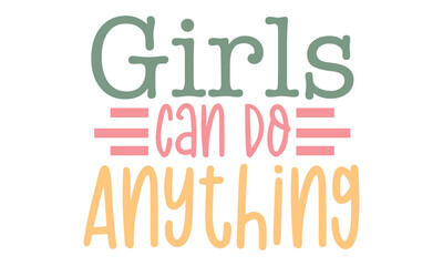 Girl Power EPS Bundle And Single Design