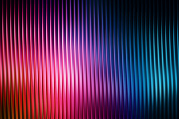 Fototapeta premium Abstract vertical lines with vibrant color gradient from red to blue orange in a wavy pattern design