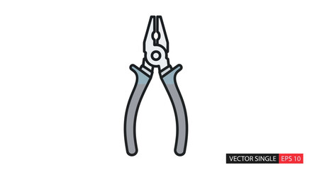 A pair of silver and gray pliers with a jointed mechanism and textured handles.