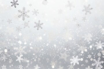 Fototapeta premium Sparkly snowflakes backgrounds nature white.