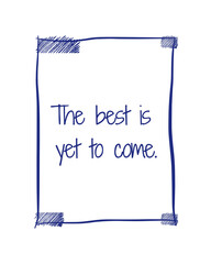 The Best Is Yet To Come Print Trendy Apartment Decor Fortune Cookie Poster Positive Affirmation Wall Art Digital Download 