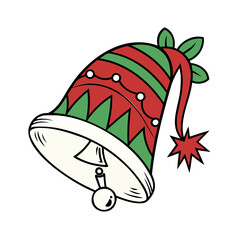 Christmas bells vector illustration